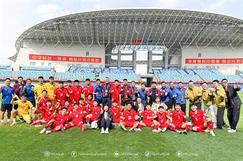 ĐT U16 Việt Nam khép lại giải giao hữu Trung Quốc với vị trí thứ 3