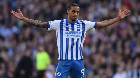 Arsenal cân nhắc chiêu mộ tiền đạo của Brighton