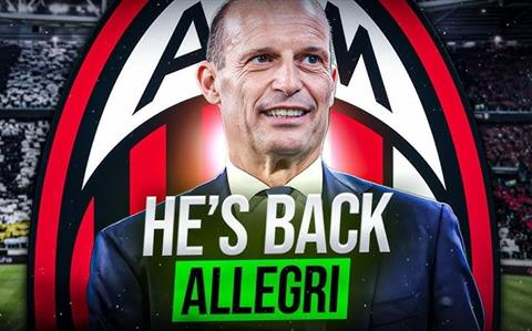 Max Allegri tái hợp AC Milan: Chờ đợi liệu pháp chữa lành