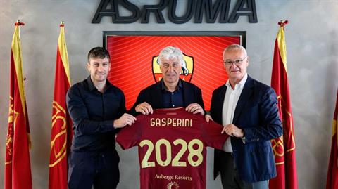 AS Roma chính thức bổ nhiệm HLV Gian Piero Gasperini