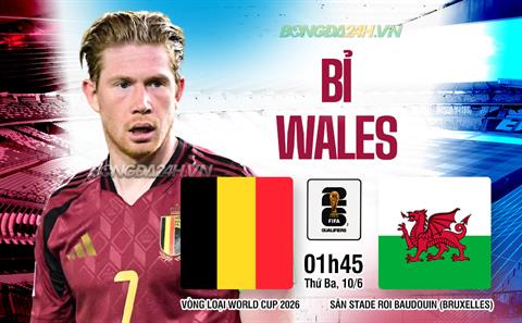 Nhận định Bỉ vs Wales (1h45 ngày 10/6): Nỗ lực giành 3 điểm