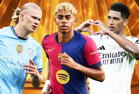 Top 10 cầu thủ đắt giá nhất thế giới: Yamal vượt Haaland