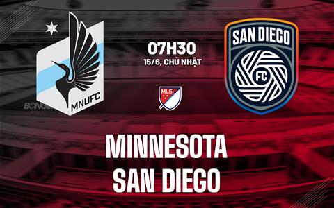 Nhận định Minnesota vs San Diego 7h30 ngày 15/6 (Nhà nghề Mỹ 2025)