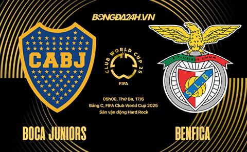 Nhận định Boca Juniors vs Benfica (05h00 ngày 17/6): "Đại bàng" vượt trội