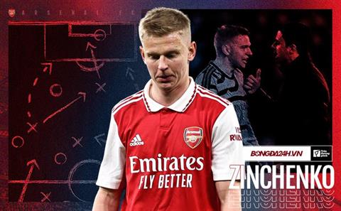 Oleksandr Zinchenko đang "chết mòn" tại Arsenal cùng vị trí hậu vệ biên ảo