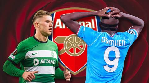 Cả Viktor Gyokeres và Victor Osimhen đều không phù hợp với Arsenal