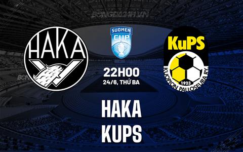 Nhận định - dự đoán Haka vs KuPS 22h00 ngày 24/6 (Cúp QG Phần Lan 2025)
