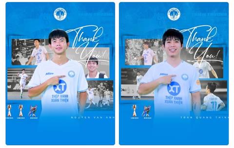 CLB Nam Định chia tay bộ đôi cầu thủ đầu tiên