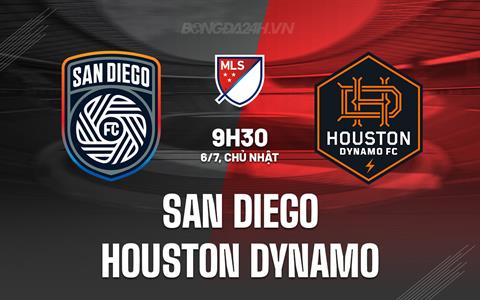 Nhận định San Diego vs Houston Dynamo 9h30 ngày 6/7 (Nhà nghề Mỹ 2025)