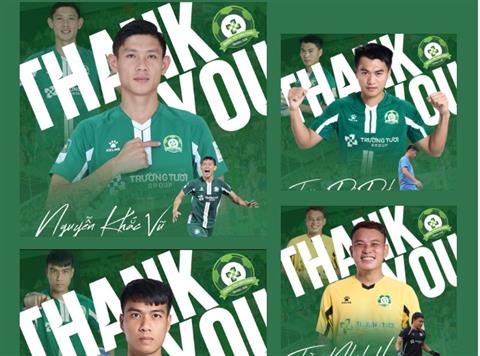 Đội bóng của Công Phượng tiếp tục chia tay thêm 5 cầu thủ