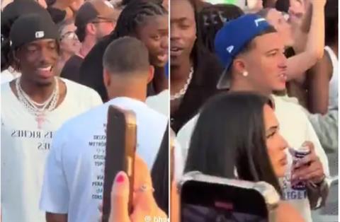 Noni Madueke tiệc tùng cùng Jadon Sancho trước khi chuyển đến Arsenal 