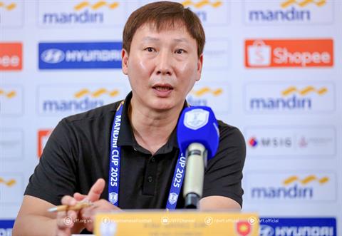 HLV Kim Sang Sik hài lòng về màn ra quân của U23 Việt Nam tại giải U23 Đông Nam Á 2025