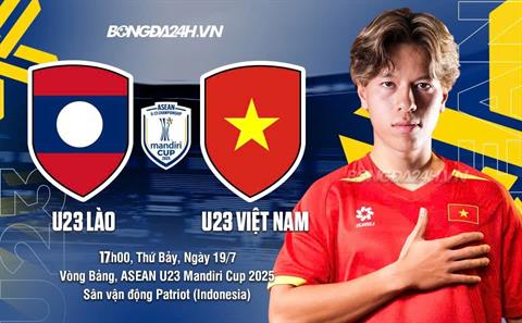 Nhận định U23 Việt Nam vs U23 Lào (17h00 ngày 19/7): Kiểm chứng sức mạnh