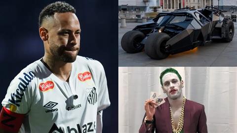 Neymar chi 1,8 triệu euro tậu siêu xe Batmobile của Người Dơi