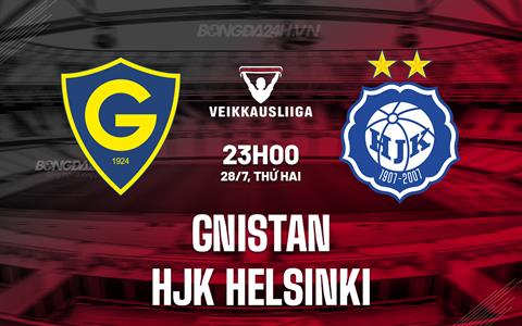 Nhận định Gnistan vs HJK Helsinki 23h00 ngày 28/7 (VĐQG Phần Lan 2025)