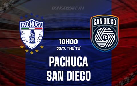 Nhận định Pachuca vs San Diego 10h00 ngày 30/7 (Leagues Cup 2025)
