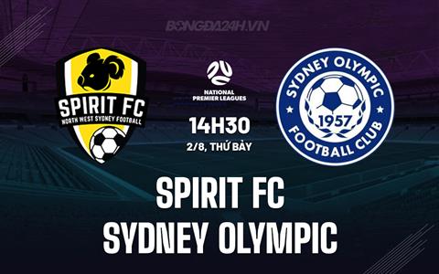 Nhận định Spirit FC vs Sydney Olympic 14h30 ngày 2/8 (VĐ bang New South Wales 2025)