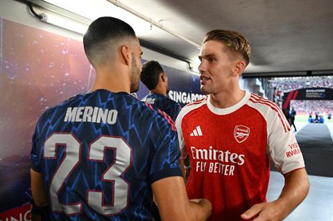 Viktor Gyokeres gây ấn tượng mạnh trong mắt Mikel Merino