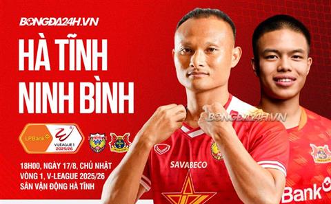 Nhận định Hà Tĩnh vs Ninh Bình (18h00 ngày 17/8): Khách lấn át chủ