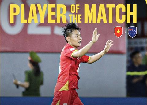 Tiền vệ ĐT nữ Việt Nam được vinh danh sau trận bán kết AFF Cup 2025