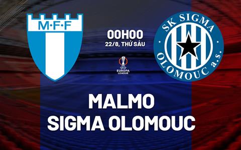 Nhận định Malmo vs Sigma Olomouc 0h00 ngày 22/8 (Europa League 2025/26)