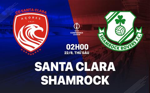 Nhận định bóng đá Santa Clara vs Shamrock 2h00 ngày 22/8 (Conference League 2025/26)