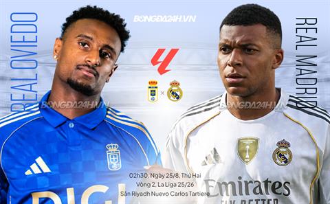 Nhận định Real Oviedo vs Real Madrid (2h30 ngày 25/8): Bắt nạt tân binh
