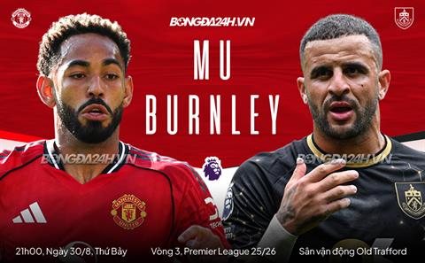 Nhận định MU vs Burnley (21h00 ngày 30/8): Quỷ đỏ phải thắng
