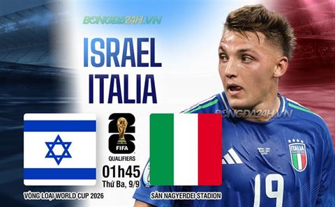 Nhận định Israel vs Italia (1h45 ngày 9/9): Không dễ cho Azzurri