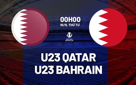 Nhận định bóng đá U23 Qatar vs U23 Bahrain 0h00 ngày 10/9 (Vòng loại U23 châu Á 2026)