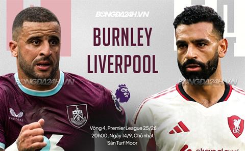 Burnley vs Liverpool link xem trực tiếp hôm nay