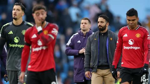 Cầu thủ MU lung lay niềm tin vào Ruben Amorim sau trận thua Man City