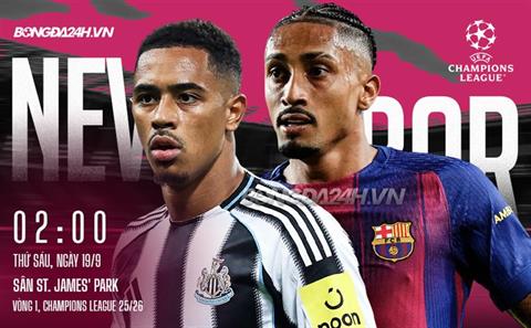 Nhận định Newcastle vs Barca (2h00 ngày 19/9): Chờ mưa bàn thắng