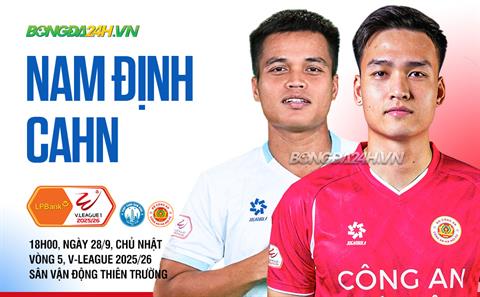 Highlights Nam Định vs CAHN: Thiên Trường ngày mưa buồn (Vòng 5 LPBank V.League 1-2025/26)