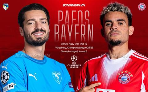 Nhận định Pafos vs Bayern Munich (02h00 ngày 1/10): Hùm xám săn mồi