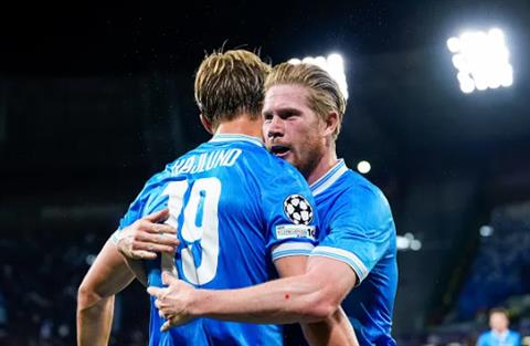 Kevin De Bruyne chia sẻ về Rasmus Hojlund sau trận thắng Sporting Lisbon