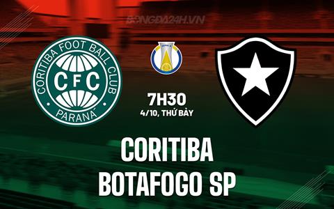 Nhận định Coritiba vs Botafogo SP 7h30 ngày 4/10 (Hạng 2 Brazil 2025)