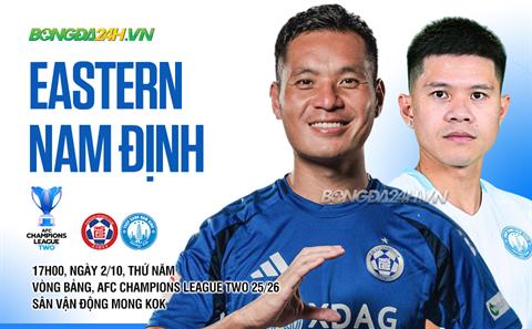 Nam Định thắng trận thứ 2 liên tiếp tại AFC Champions League Two