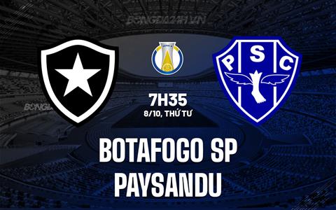 Nhận định Botafogo SP vs Paysandu 7h35 ngày 8/10 (Hạng 2 Brazil 2025)