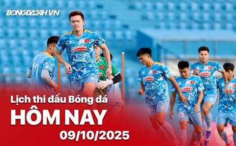 Lịch thi đấu, trực tiếp bóng đá hôm nay 9/10/2025: Việt Nam vs Nepal