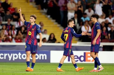 Những con số ấn tượng sau trận Barca 6-1 Olympiacos