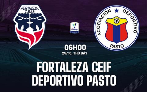Nhận định Fortaleza CEIF vs Deportivo Pasto 6h00 ngày 25/10 (VĐQG Colombia 2025)