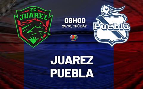 Nhận định bóng đá Juarez vs Puebla 8h00 ngày 25/10 (VĐQG Mexico 2025/26)