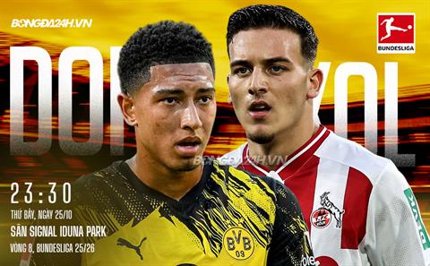 Nhận định Dortmund vs Koln (23h30 ngày 25/10): Lợi thế sân nhà