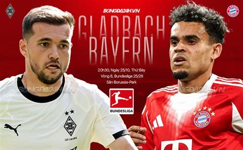 Nhận định Gladbach vs Bayern Munich (20h30 ngày 25/10): Tiếp đà hưng phấn