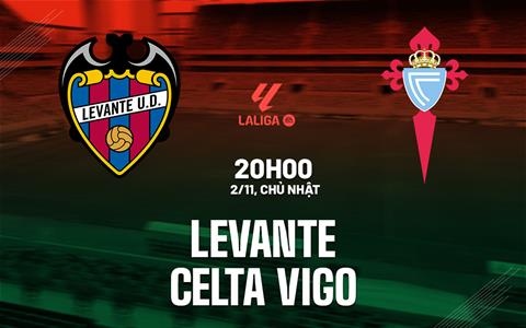Nhận định bóng đá Levante vs Celta Vigo 20h00 ngày 2/11 (La Liga 2025/26)