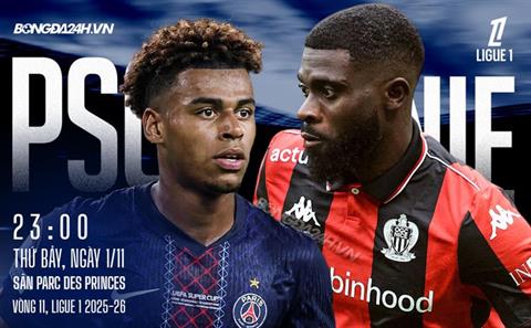Nhận định PSG vs Nice (23h00 ngày 1/11): Chờ mưa bàn thắng