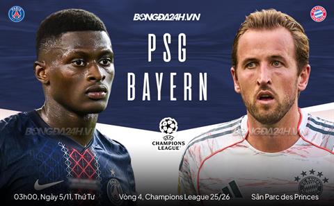 Nhận định PSG vs Bayern Munich (3h00 ngày 5/11): Siêu kịch tính, siêu hấp dẫn