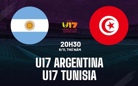 Nhận định bóng đá U17 Argentina vs U17 Tunisia 20h30 ngày 6/11 (VCK U17 World Cup 2025)