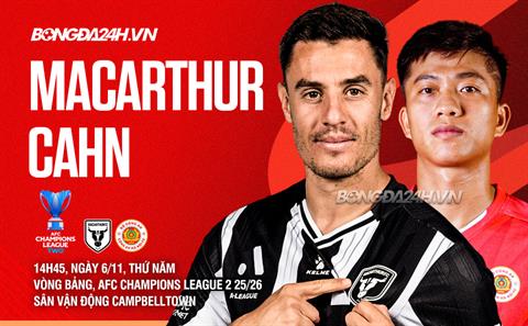 Trực tiếp Macarthur 2-1 CAHN (H2): Chủ nhà lại dẫn bàn